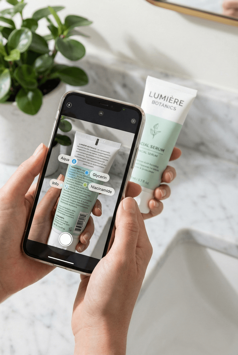 Step 1: Take a photo of the ingredient list